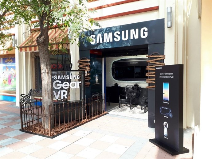 Espacio de Samsung en el Parque Warner Madrid