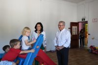 La delegada del Gobierno andaluz en Córdoba destaca las políticas sociales en una visita a Alcaracejos