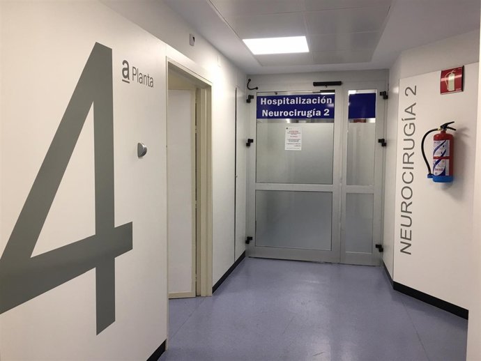 Obras planta neurocirugia  del Hospital Regional de Málaga 