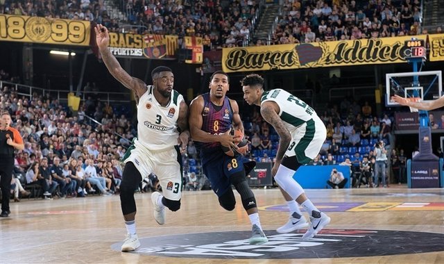 Phil Pressey con el Barça Lassa ante el Panathinaikos