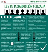 Aprueban la Ley General de Desaparición Forzada en México