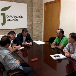 Reunión entre la Diputación de Jaén y miembros de Appistaco
