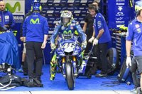 Rossi: "Con agua en pista podemos ser bastante fuertes"