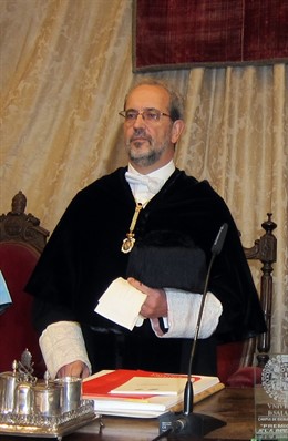 El actual rector de la USAL, Daniel Hernández.                              