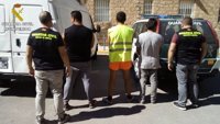 Tres detenidos por robar 46.000 kilos de material de obra en empresas de Alicante y Murcia