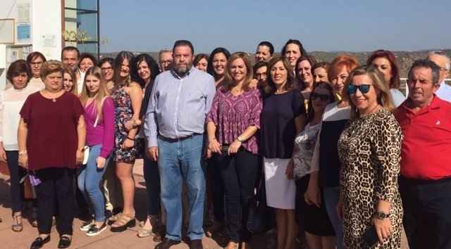 María Jesús Serrano en un encuentro por el Día de la Mujer Rural