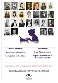 Cultura ofrece este lunes en Córdoba el documental 'Las Sin Sombrero' por el Día de las Escritoras