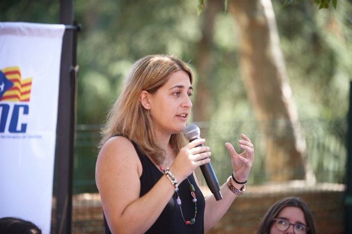 Marta Pascal (PDeCAT) a l'escola d'estiu de la JNC
