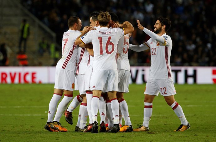 Selección española España Israel fase clasificación