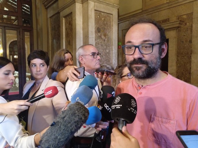 El diputado de la CUP en el Parlament Benet Salellas