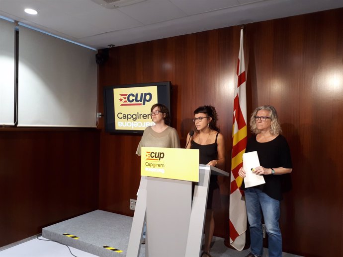 Eulàlia Reguant, Maria Rovira y Maria José Lecha, CUP