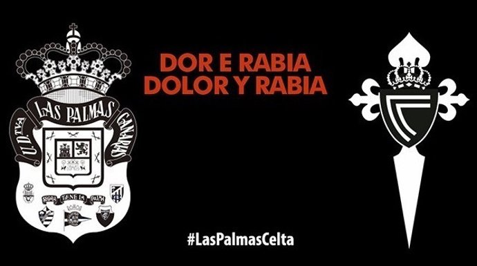 Celta y Las Palmas lucirán camisetas de condena