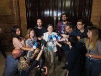 Forcadell replica que seguirá "defendiendo la libertad de expresión" aunque la investiguen