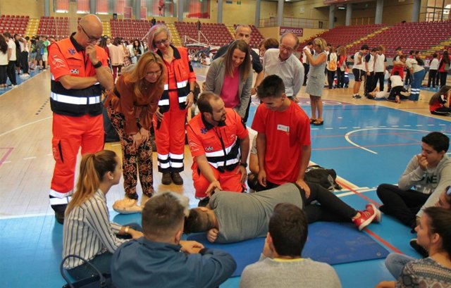 Andrés Pino, María de los Ángeles Luna, Esther Ruiz y Antonio Mantero en jornada