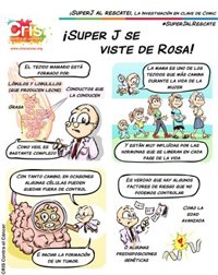 Fundación Cris lanza una edición especial de su cómic 'Super J' en favor de la lucha contra el cáncer de mama