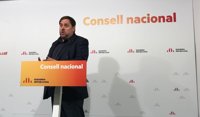 Junqueras: "Pedimos hablar y el PP responde con cárcel incondicional para Sànchez y Cuixart"