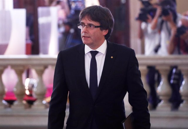 Carles Puigdemont, president de la Generalitat de Cataluña 