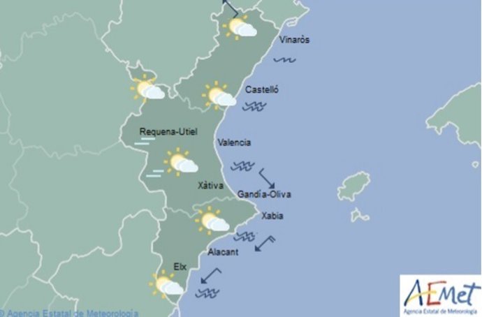 Predicción de este martes 