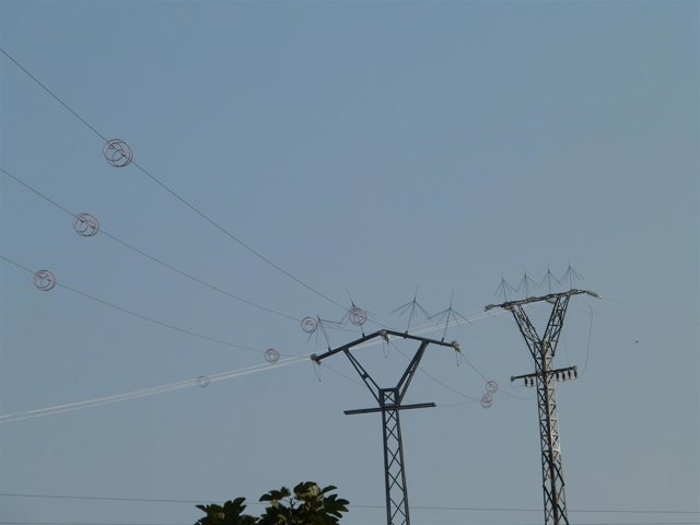 Imagen de uno de los tendidos eléctricos