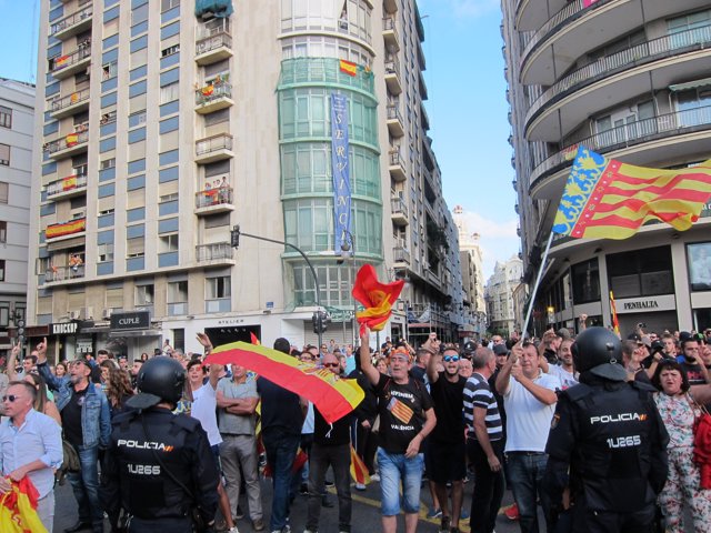 Imatge de la manifestació a València                       