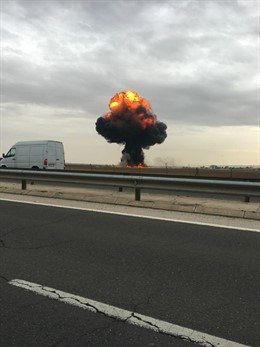 Una imagen del accidente