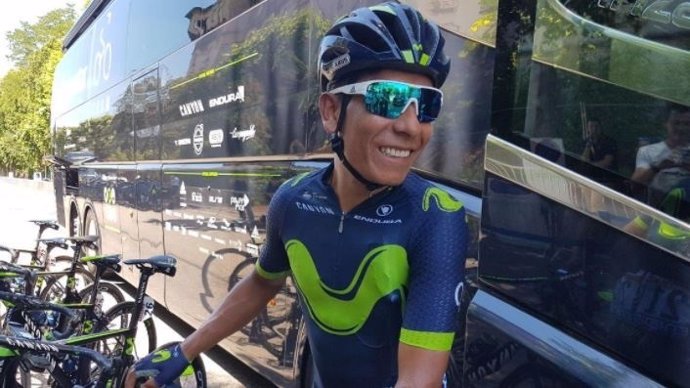 Nairo Quintana, ciclista del Movistar Team