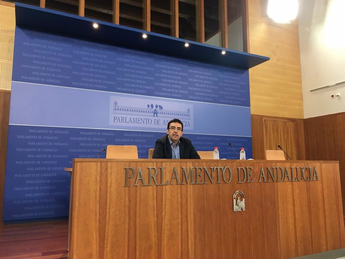 El portavoz parlamentario del PSOE-A, Mario Jiménez
