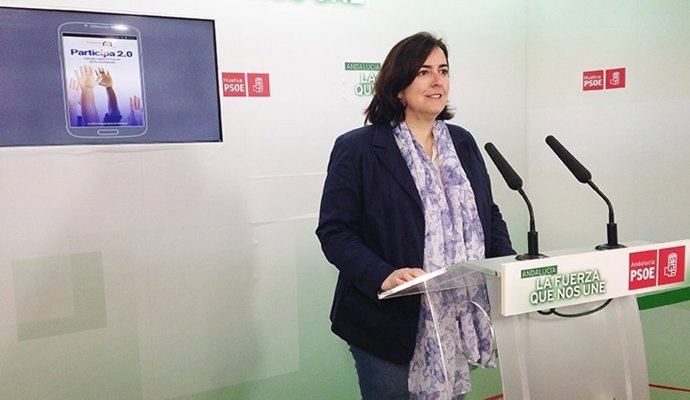 La candidata socialista a la Alcaldía de Aljaraque, Yolanda Rubio. 