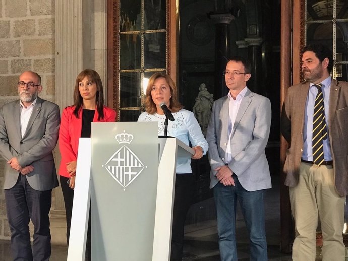 Koldo Blanco, Marilén Barceló, Carinas Mejías, Santiago Alonso i Paco Sierra