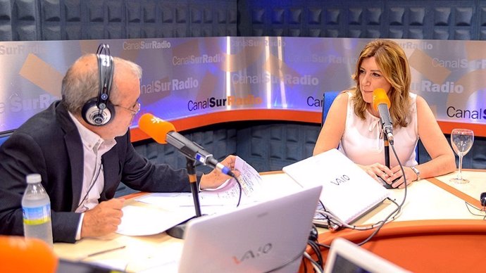 Susana Díaz, entrevistada en Canal Sur Radio