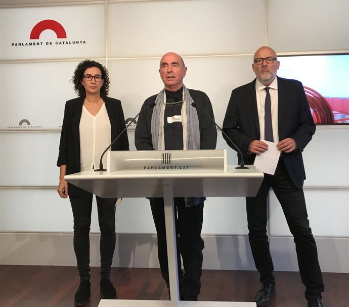 Marta Rovira, Lluís Llach i Lluís Corominas, JxSí