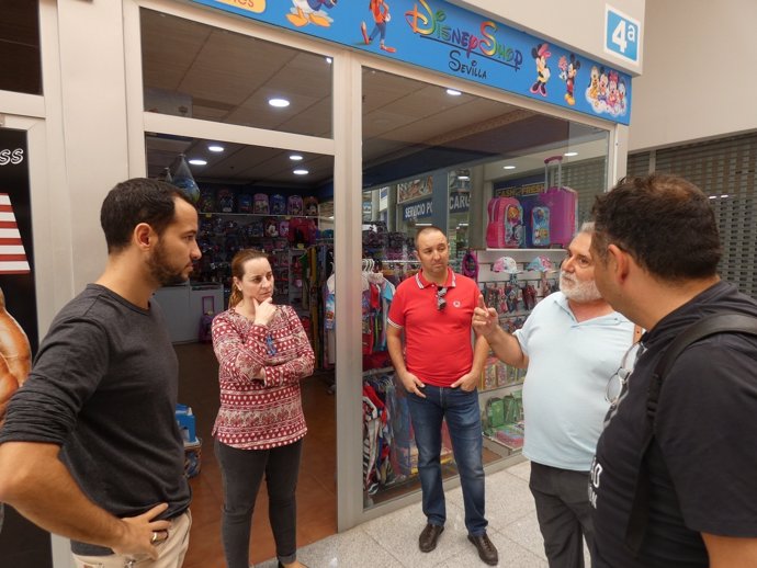 Daniel González Rojas, en el mercado de Sevilla Este