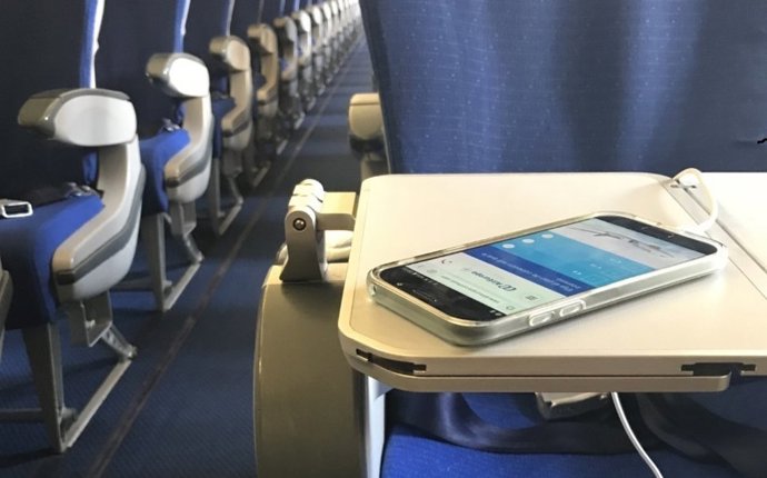 Air Europa, carga, móvil, enretenimiento, avión, cabina