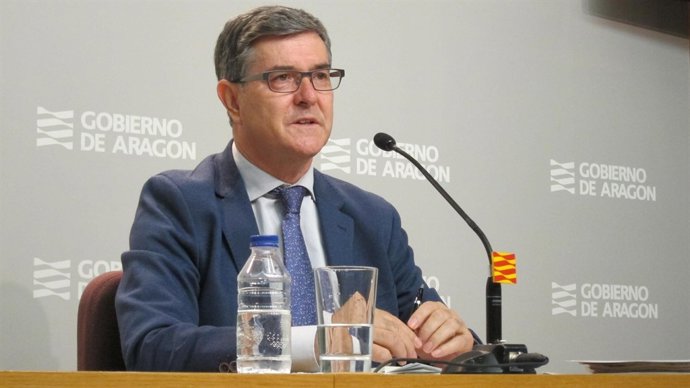 El conseller de Presidència d'Aragó, Vicente Guillén                