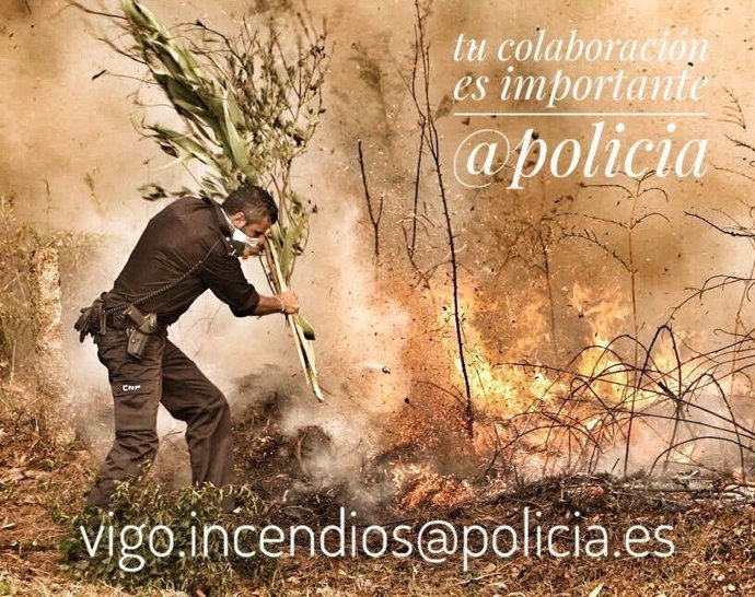 La Policía habilita un mail para recibir información sobre incendios.