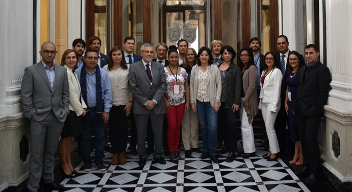 Los ponentes del seminario