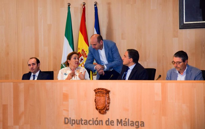 Pleno diputación málaga conejo bendodo secretaria salado mes octubre sesión plen