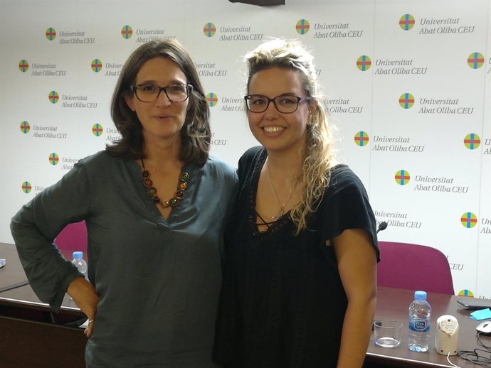 La fundadora de Teterum, Patricia Pólvora, y la emprendedora digital Geni Ramos