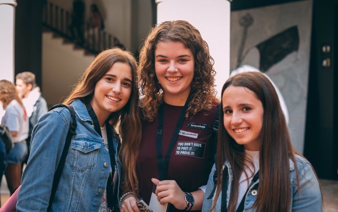 Jóvenes participantes de Scholas Ciudadanía en Tarragona