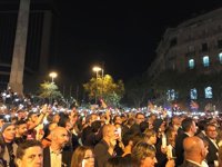 Sànchez y Cuixart afirman que están animados y que seguirán "luchando desde la cárcel"