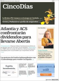 Las portadas de los periódicos económicos de hoy, miércoles 18 de octubre