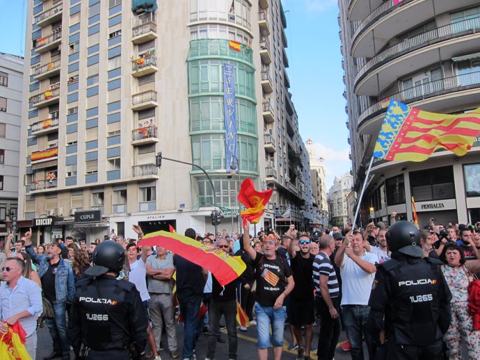 Imatge de la manifestació en València                       