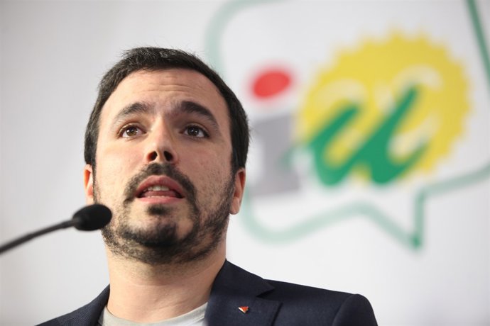 El coordinador general d'IU, Alberto Garzón