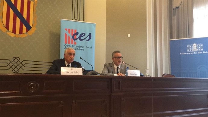 El presidente del CES en Palma