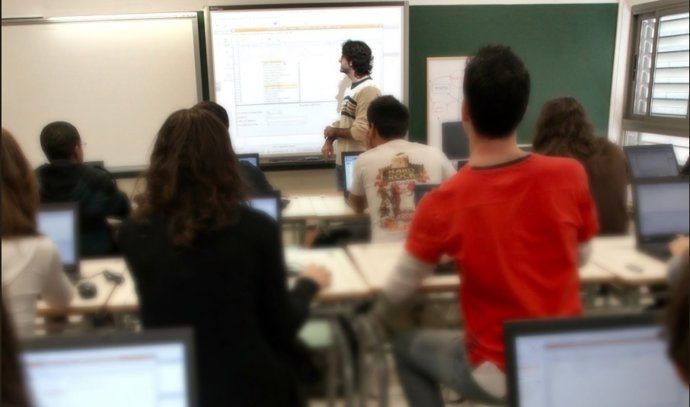Imatge d'una aula