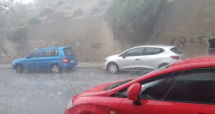 Granizo caído en Almería