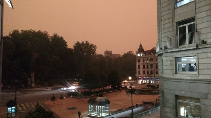 Oviedo a las 9:00 horas de la mañana.