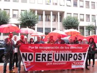 Trabajadores de Unipost en La Rioja se concentran para rechazar el ERE en la empresa postal