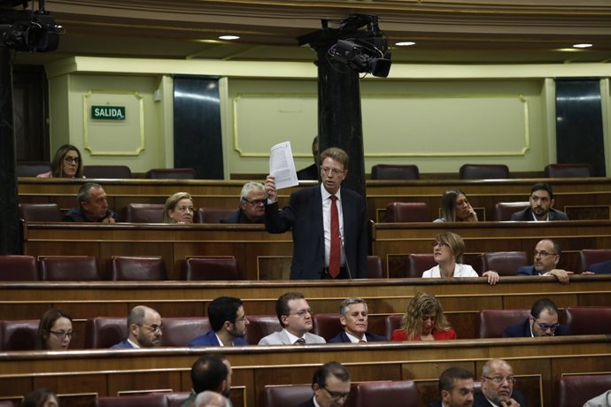 Ferrán Bel, diputat del PDECAT i alcalde de Tortosa, en el Congrés