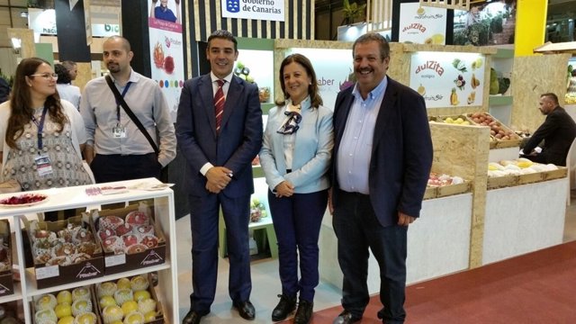 Consejero canario agricultura Feria Fruta